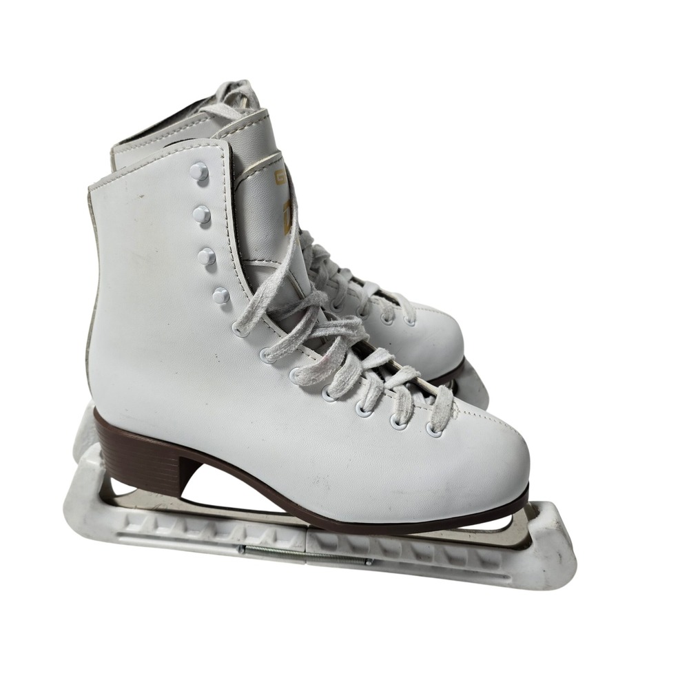 Graf Davos White Figure Skates Women Size 7.5 With Blade Guards EU 37/38 - Picture 4 of 9